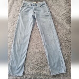 Vintage 90s Y2k Levis 550 Relaxed Fit Light Blue Cotton  Straight Leg 31x34